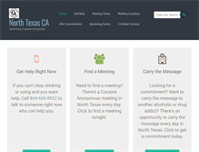 Tablet Screenshot of northtexasca.com